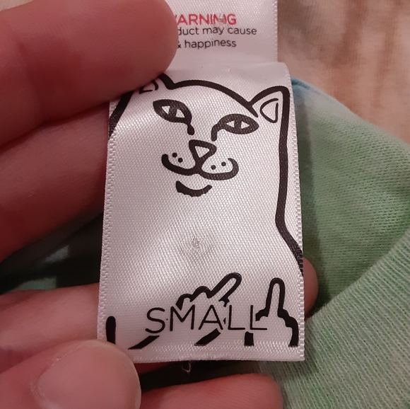 RIPNDIP Tye Dye Mushroom T-Shirt- Men's Size S/ Unisex - Picture 9 of 10